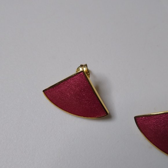 Vintage Pink Isle Of Skye Stud Earrings - Picture 6 of 12